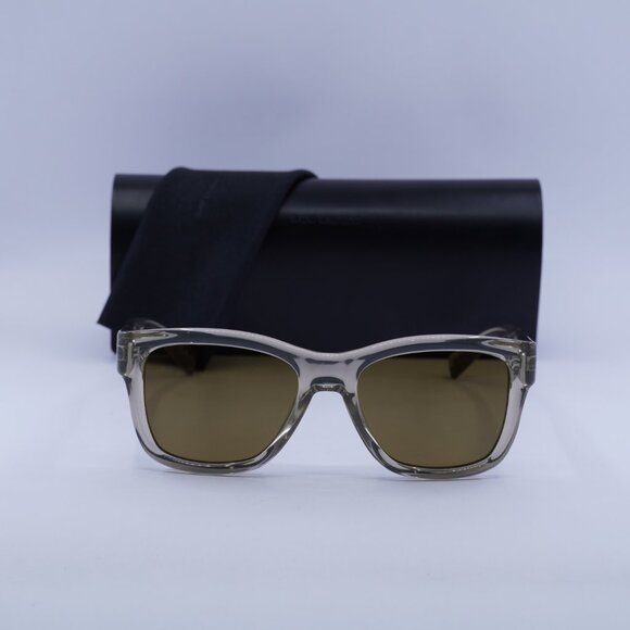 Final Price! Saint Laurent SL674 005 Transparent Beige Sunglasses - Picture 3 of 9